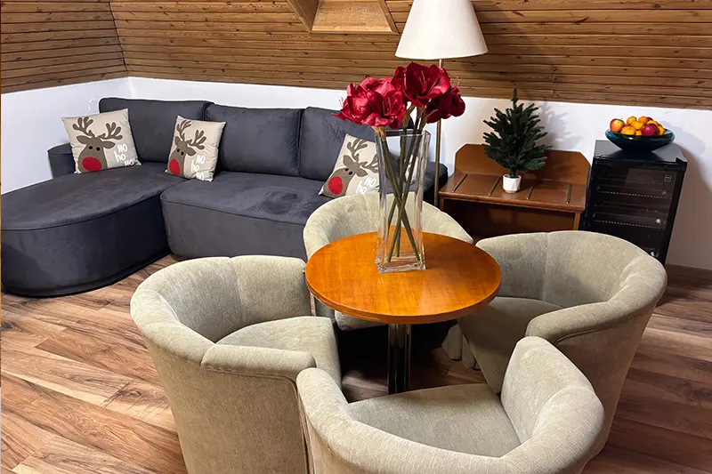 Visegrád - gondűző fészek - nappali