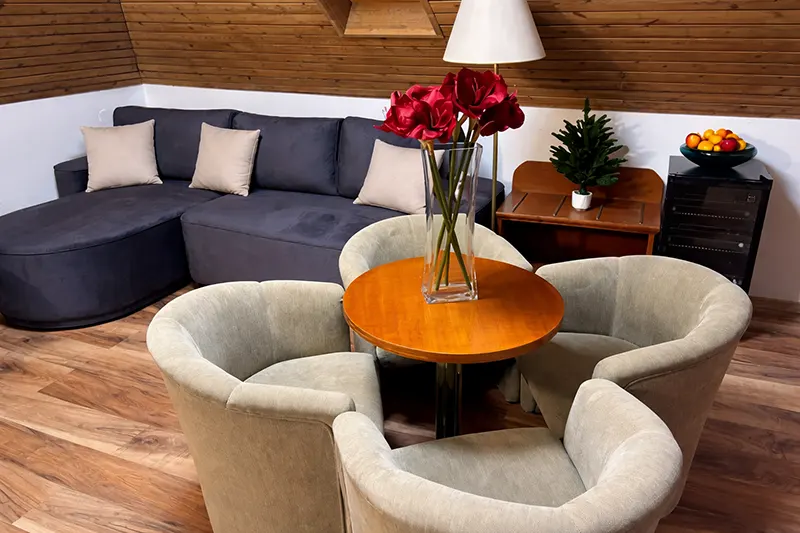 Visegrád - gondűző fészek - nappali