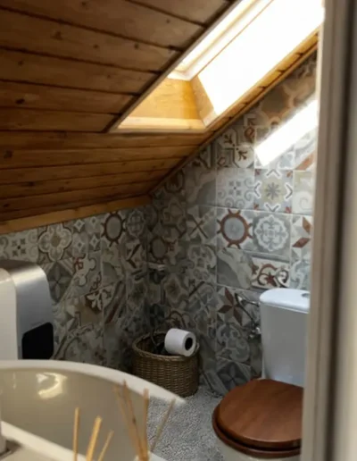 Gondűző fészek - Visegrád - fürdőszoba